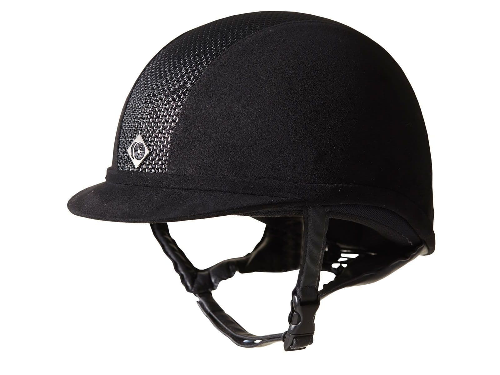 Charles Owen Ayr8 Plus Riding Helmet - Black/Silver