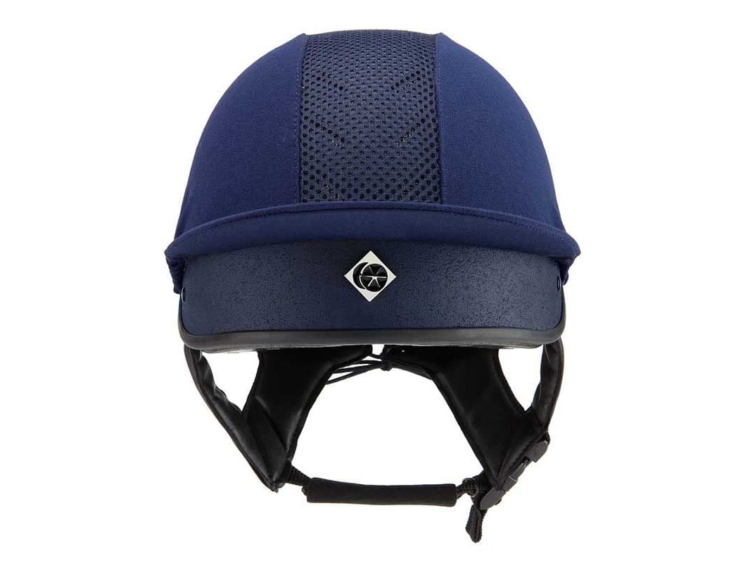 Charles Owen Boyd MS1 Pro Jockey Skull - Navy/Rose Gold