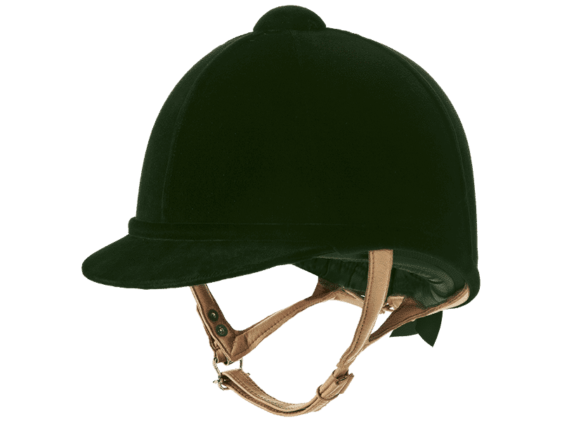 Charles Owen Fian Riding Helmet - Green