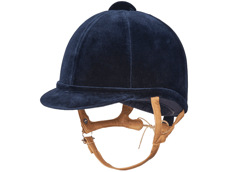 Charles Owen Fian Riding Helmet - Navy