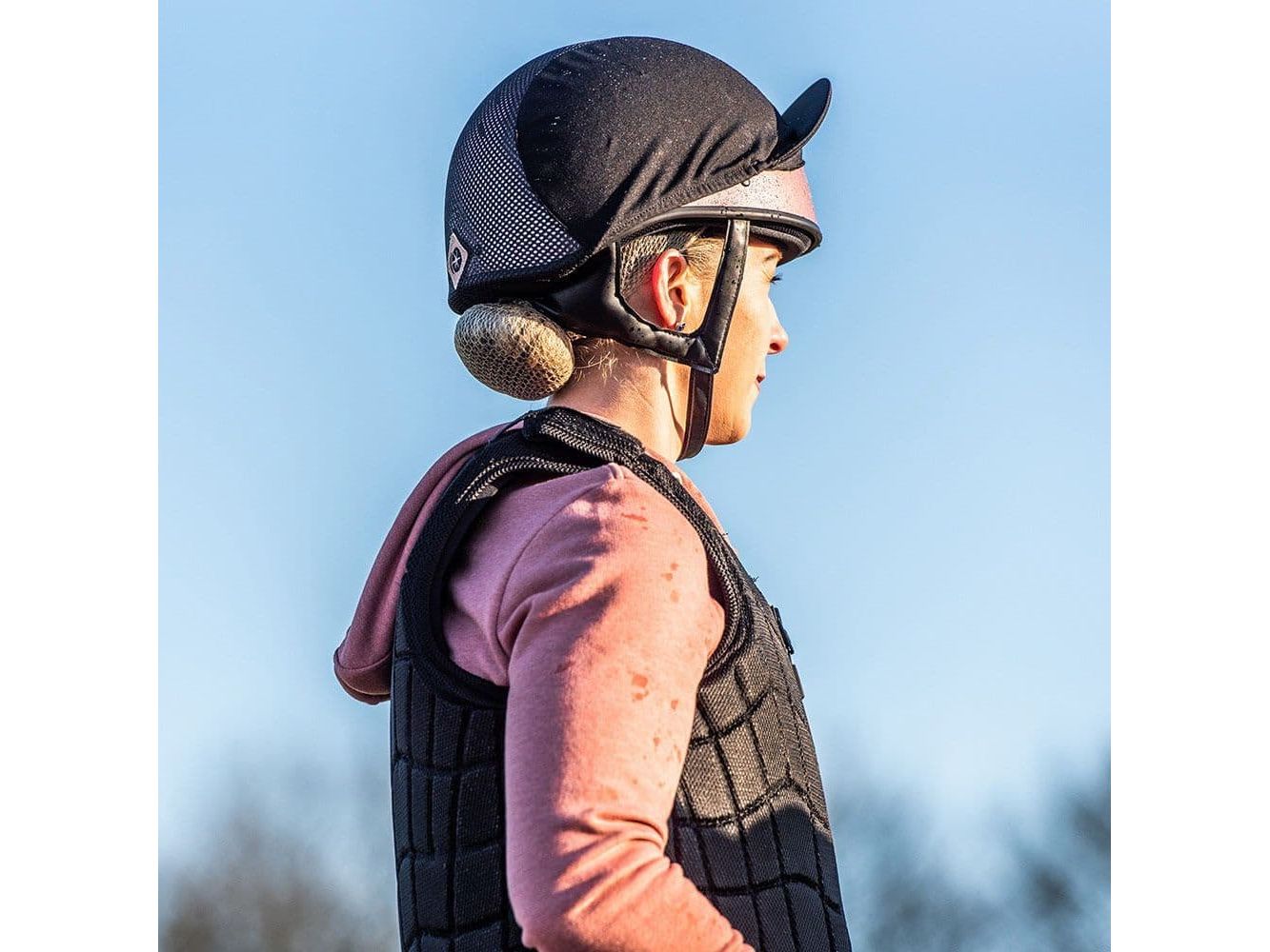 Charles Owen Pro II Plus Jockey Skull - Rose Gold