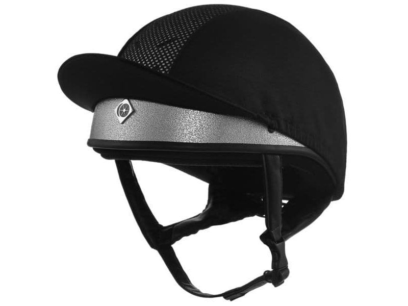 Charles Owen Pro II Plus Jockey Skull - Silver