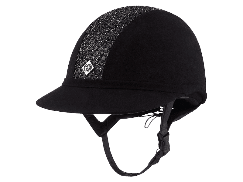 Charles Owen SP8 Plus Riding Helmet - Black Sparkly