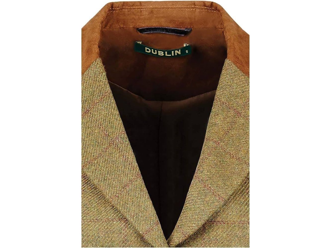 Dublin Albany Tweed Suede Collar Tailored Ladies Jacket