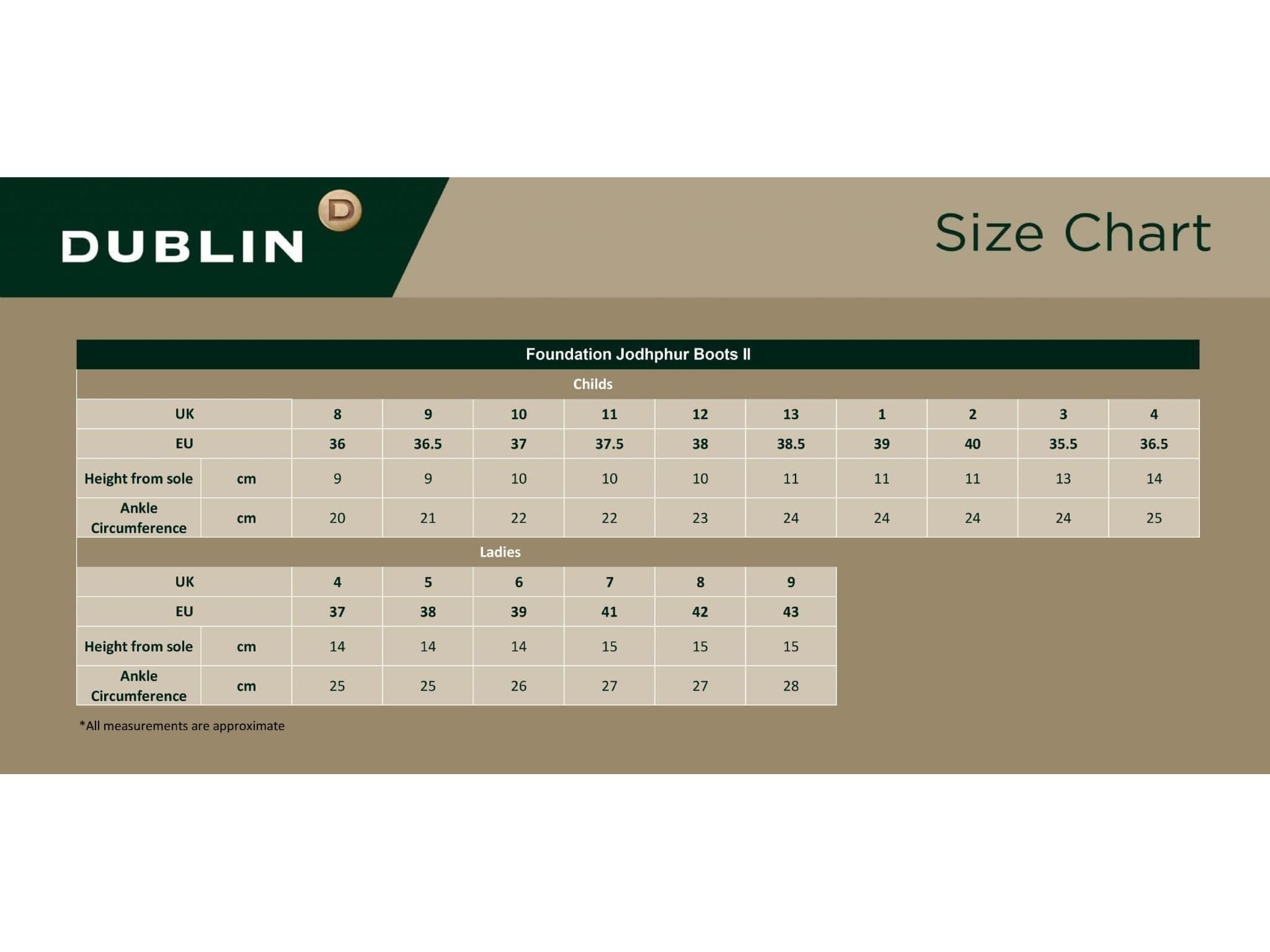 Dublin Foundation Jodhpur Boots II For Childs