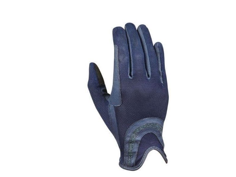 Dublin Pull On Glitter Mesh Back Riding Gloves