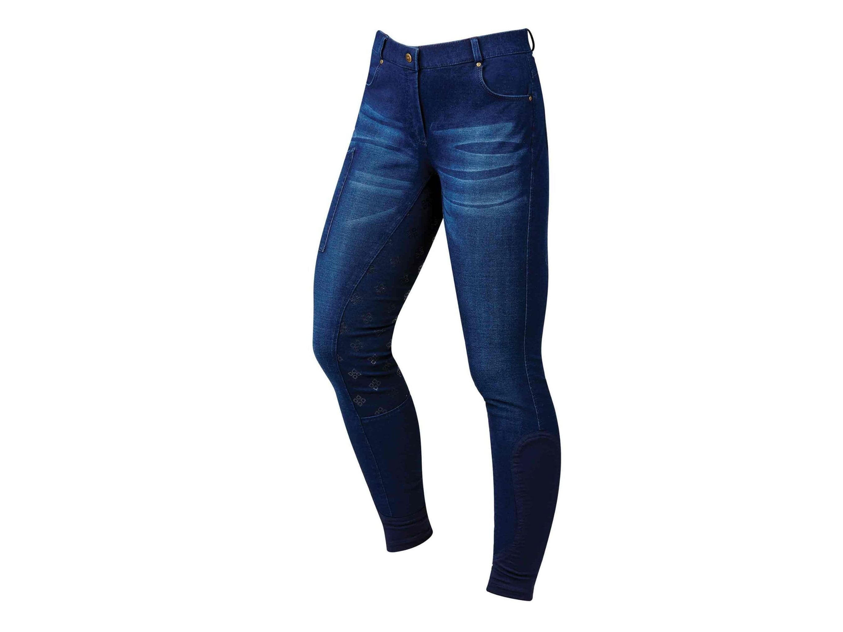 Dublin Shona Full Grip Silicone Print Denim Breeches