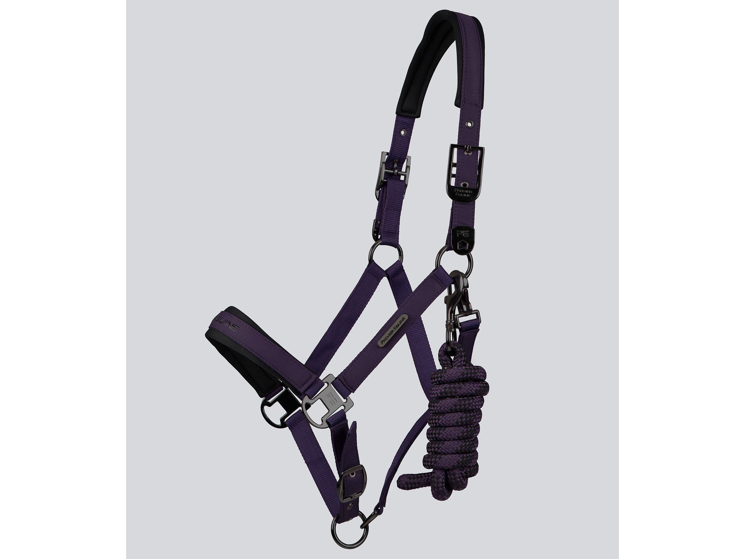 Duco Padded Head Collar With Lead Rope