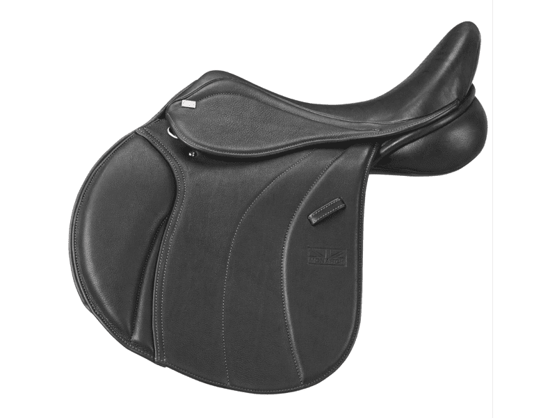 a very forward cut general purpose saddle with good cantle support 