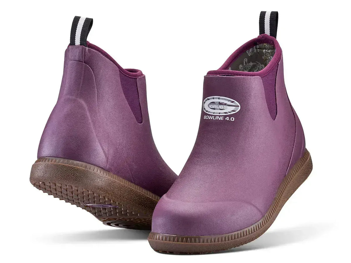 Grubs Bowline Insulated Waterproof Ankle Boots - Plum