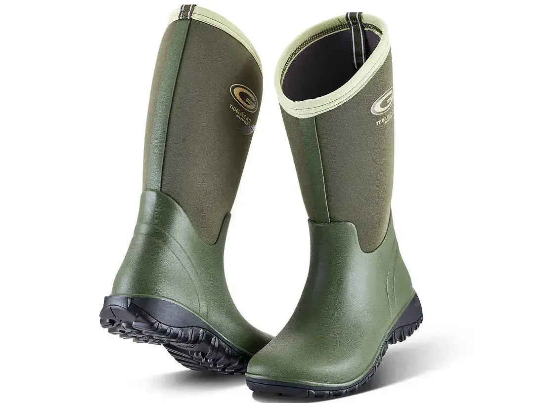 Grubs Tideline Wellington Olive Original Boots