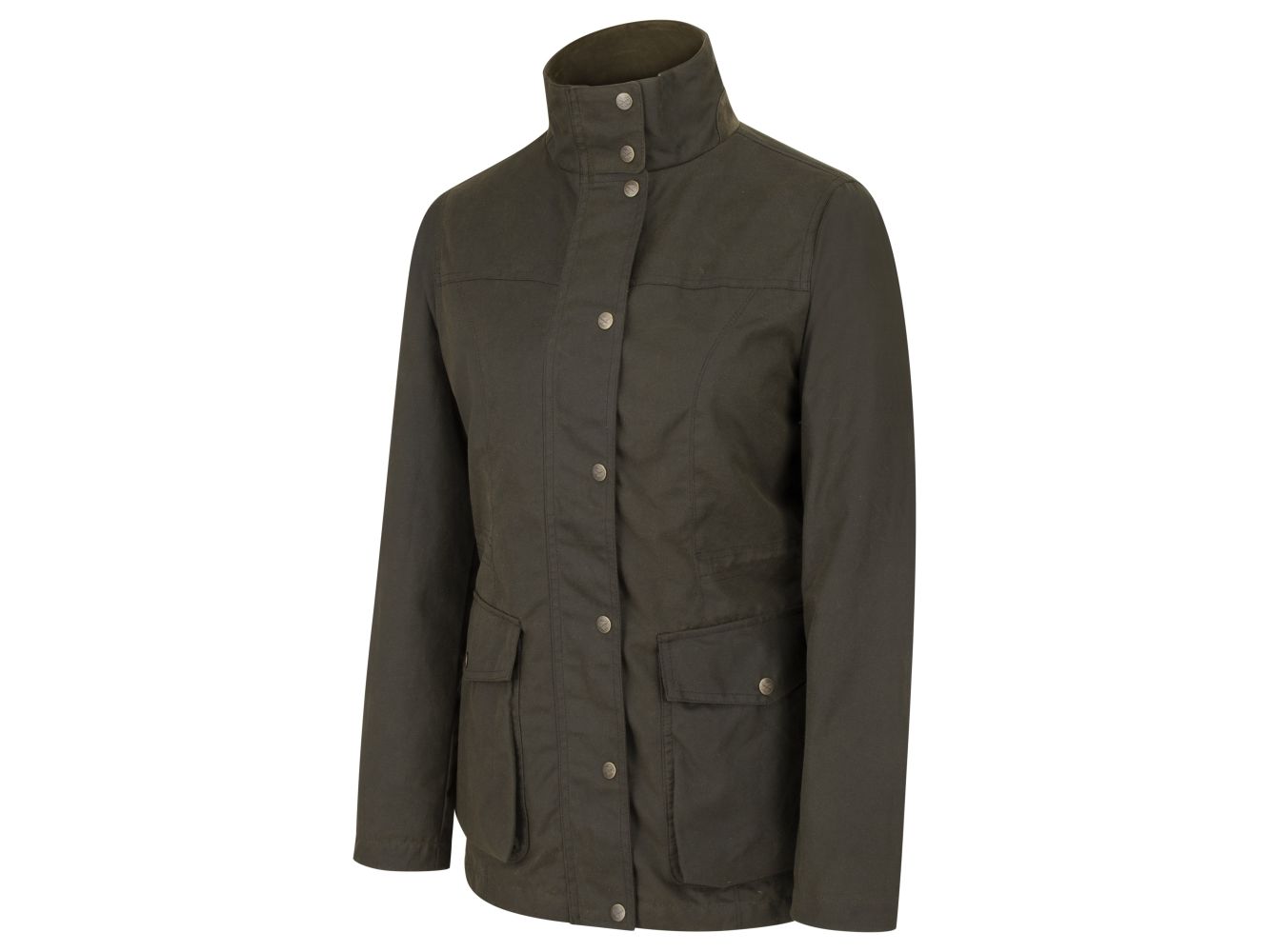 Hoggs Of Fife Caledonia Ladies Wax Jacket 2XL (18-20) Antique Olive  RRP £149.95