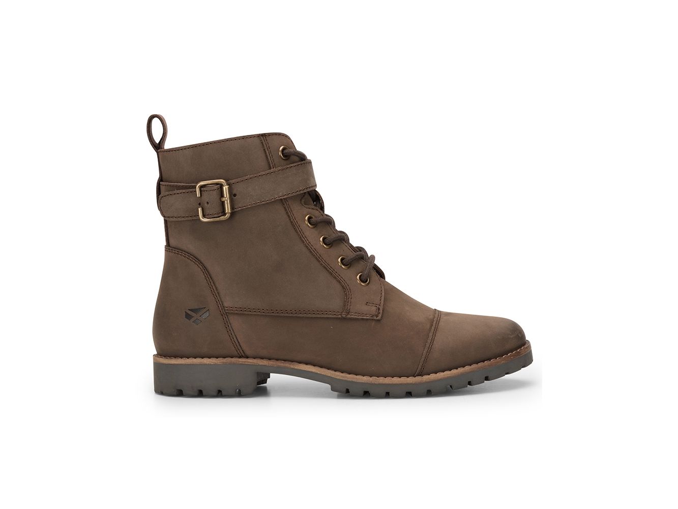 Hoggs of Fife Ladies Bridle Buckle Boots Leather Women's Country Lace Boots UK8 RRP £54.95