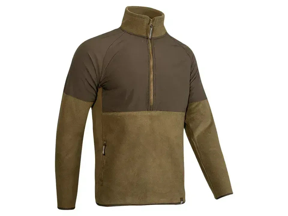 Jack Pyke Bleasdale Half Zip Fleece Top Dark Mustard