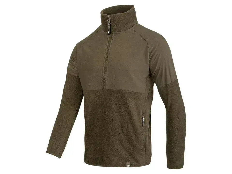Jack Pyke Bleasdale Half Zip Fleece Top Dark Olive