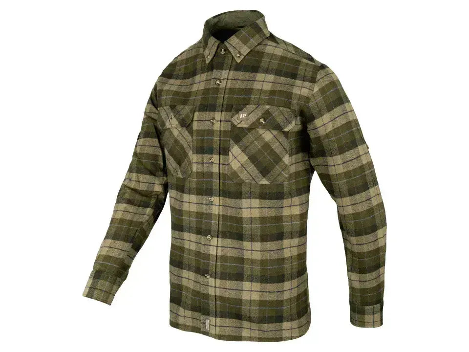 Jack Pyke Bleasdale Heavy Flannel Shirt Green