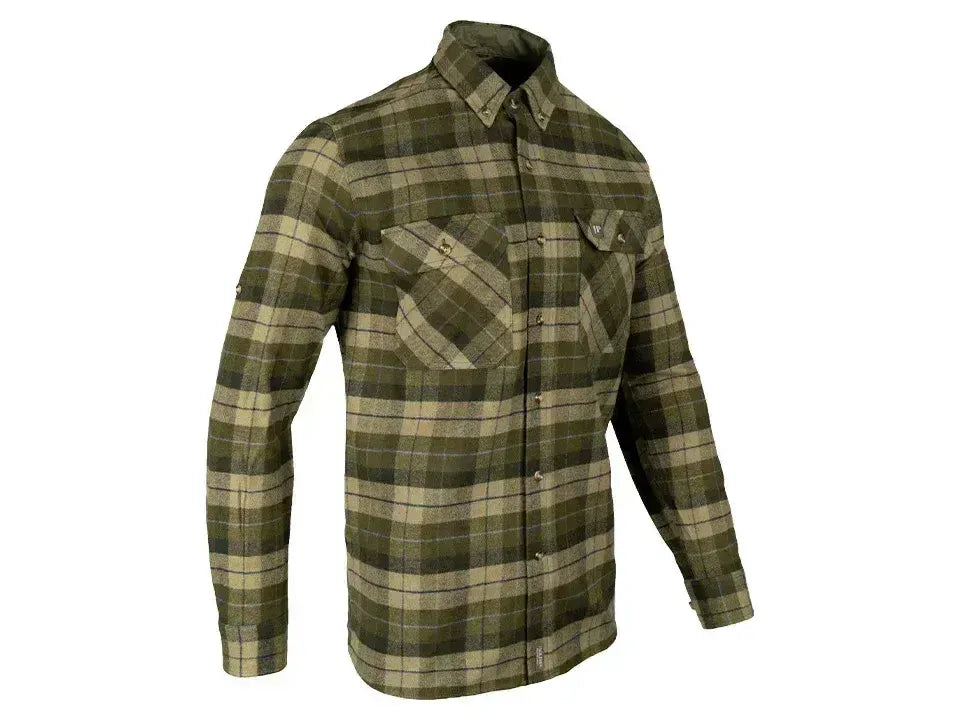 Jack Pyke Bleasdale Heavy Flannel Shirt Green