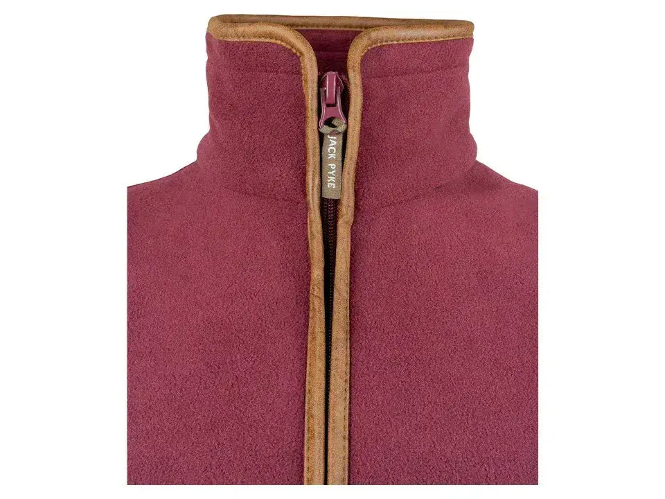 Jack Pyke Countryman Fleece Gilet Burgundy