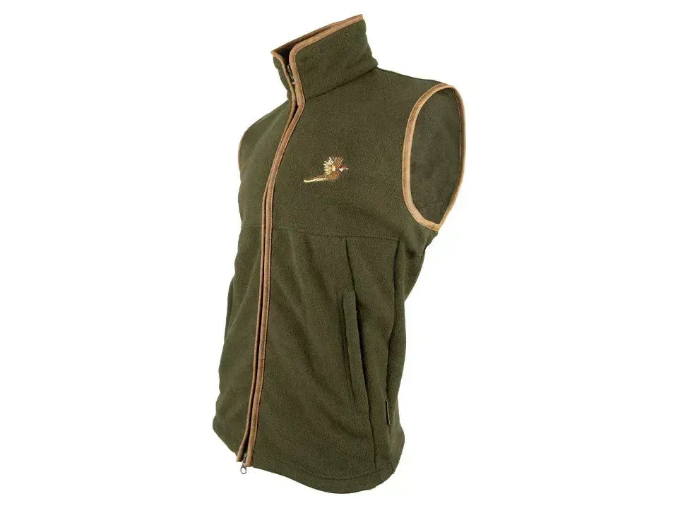 Jack Pyke Countryman Fleece Gilet Pheasant Dark Olive