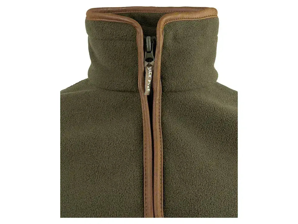 Jack Pyke Countryman Fleece Gilet Pheasant Dark Olive