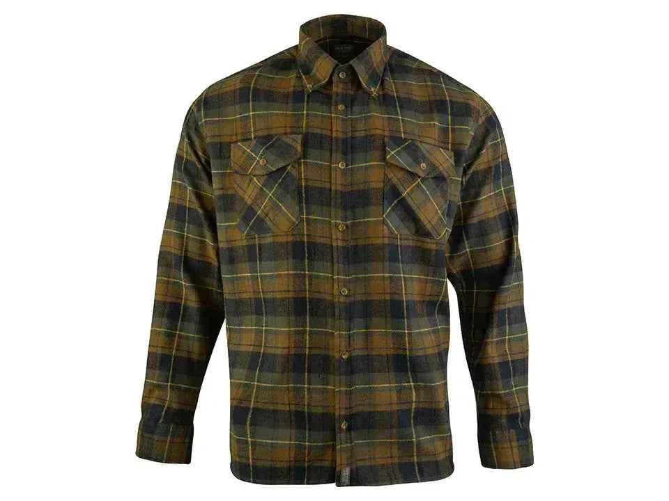 Jack Pyke Flannel Shirt Brown