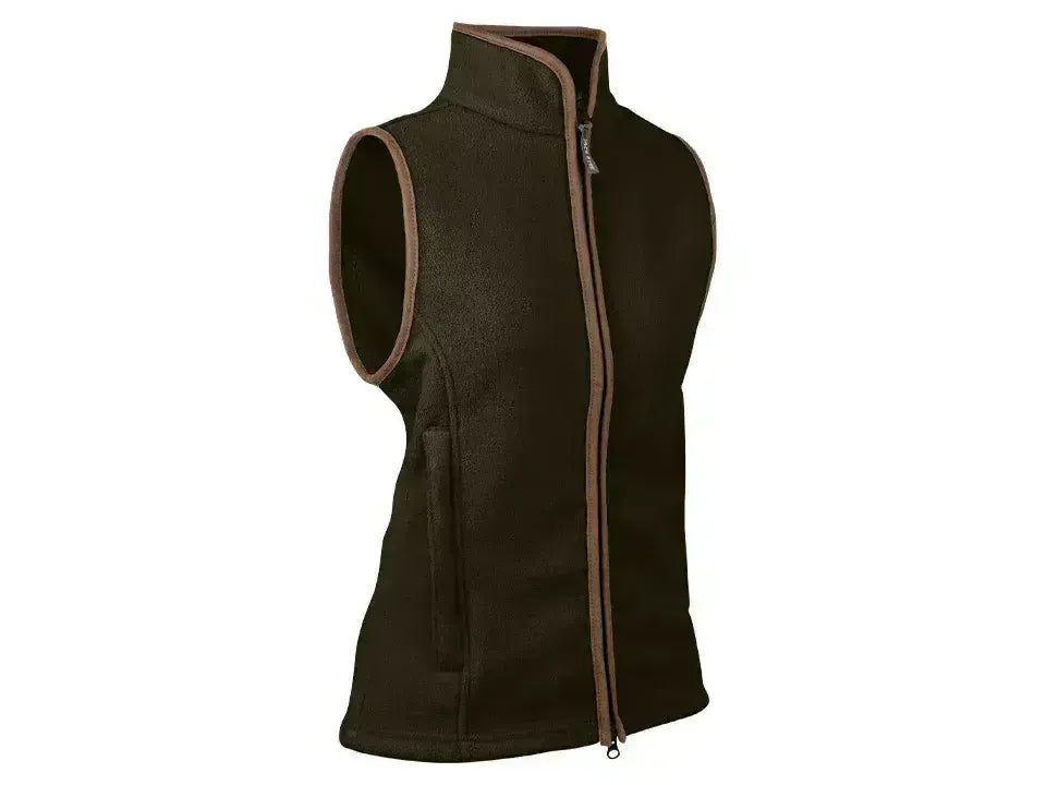 Jack Pyke Ladies Countryman Fleece Gilet Dark Olive