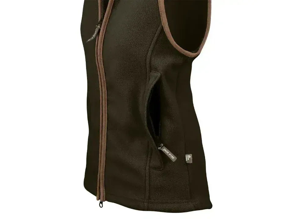 Jack Pyke Ladies Countryman Fleece Gilet Dark Olive
