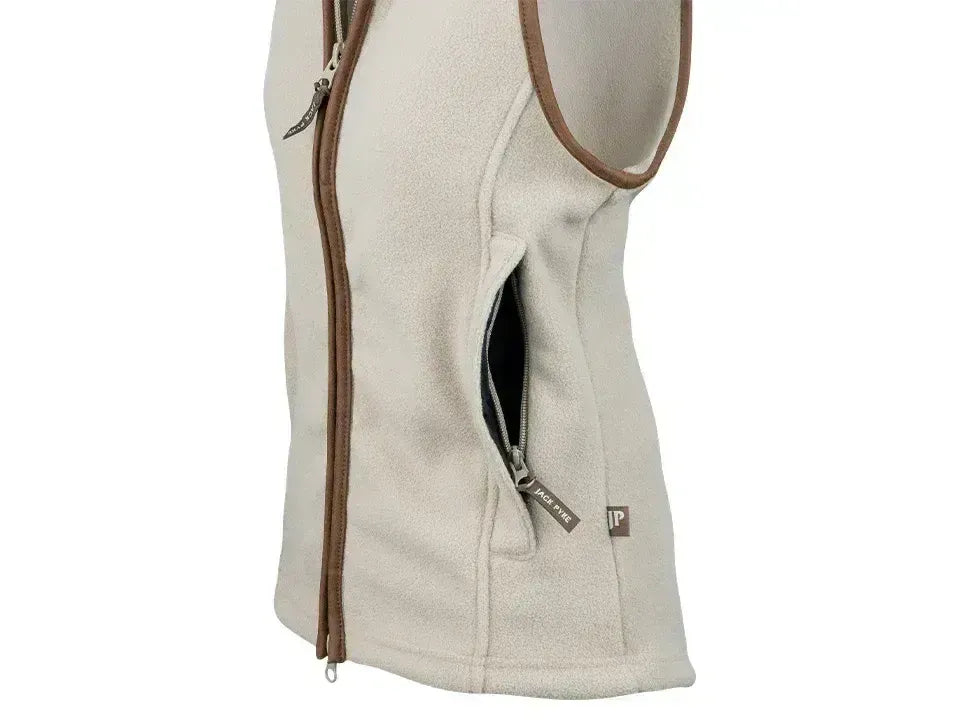 Jack Pyke Ladies Countryman Fleece Gilet Mushroom