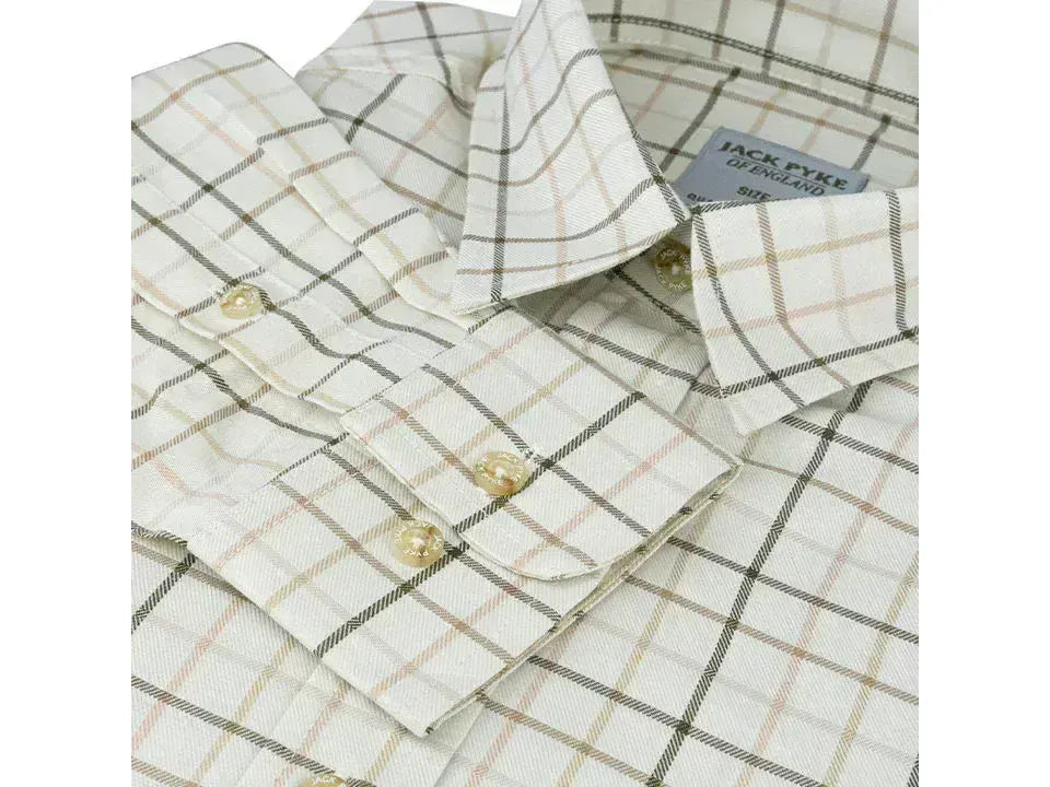 Jack Pyke Ladies Countryman Shirt Large Check Brown