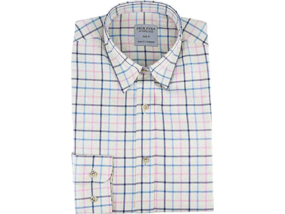 Jack Pyke Ladies Countryman Shirt Large Check Navy