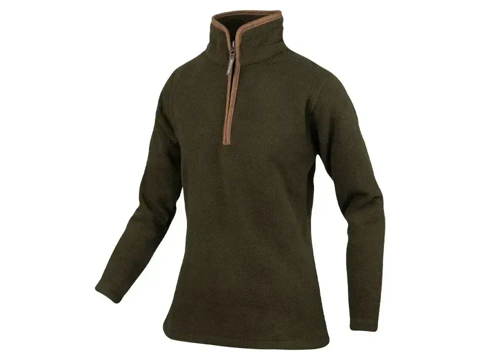 Jack Pyke Ladies Fleece Pullover Dark Olive