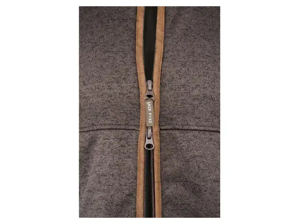 Jack Pyke Melange Fleece Gilet Brown Fleck