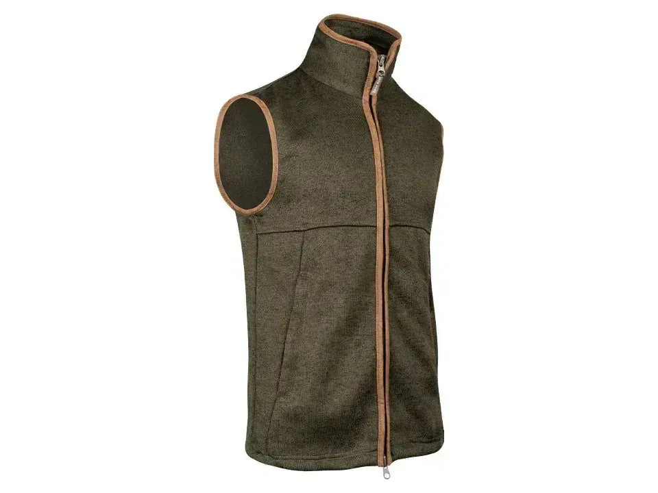 Jack Pyke Melange Fleece Gilet Dark Olive Fleck