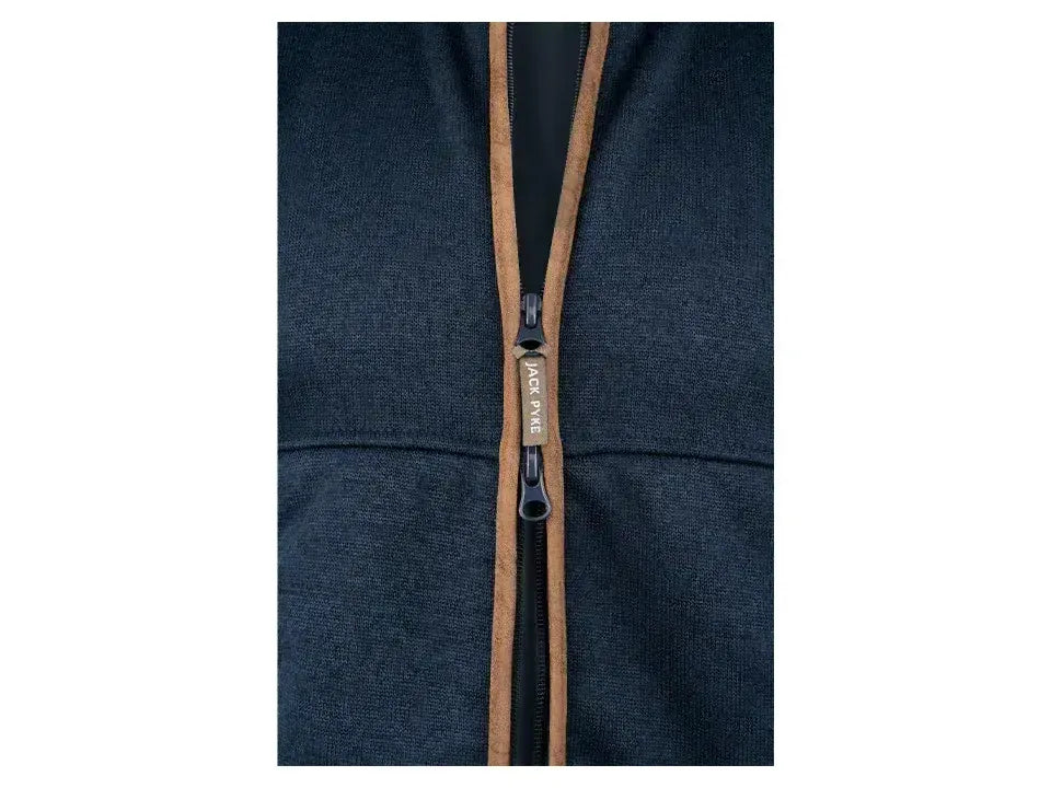 Jack Pyke Melange Fleece Gilet Navy Fleck