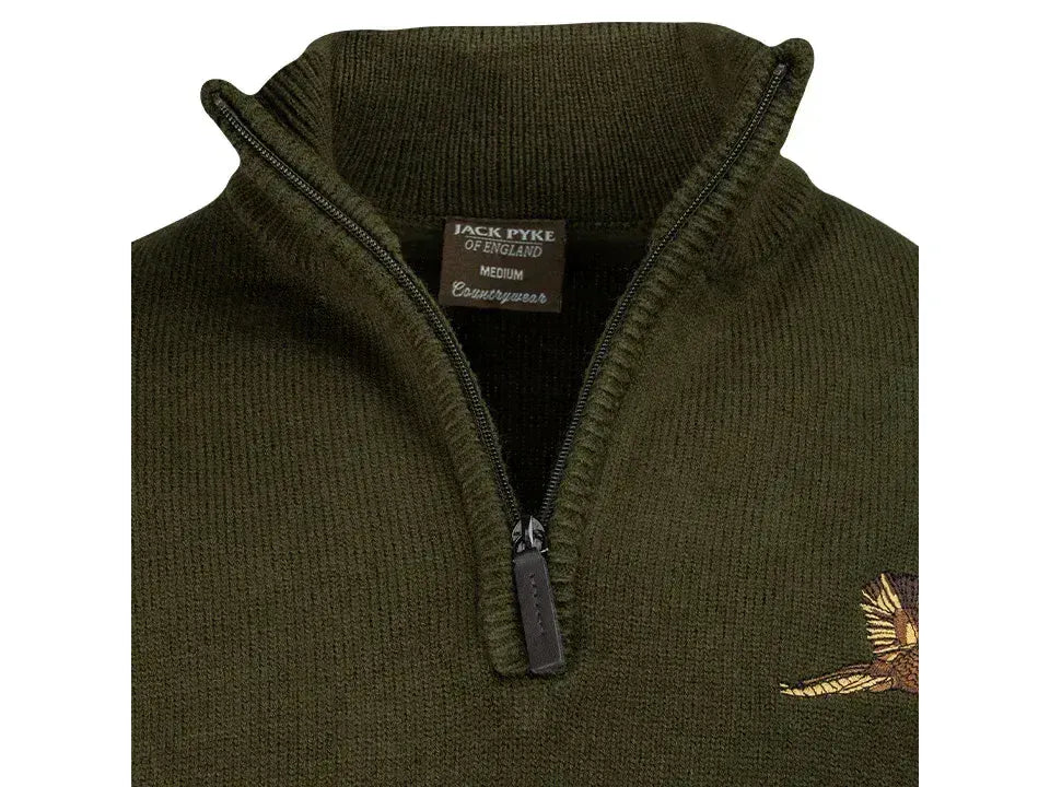 Jack Pyke Pheasant Zip Neck Pullover