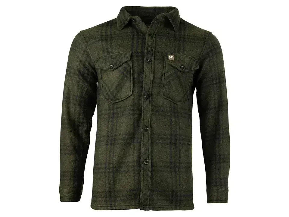 Jack Pyke Polar Fleece Shirt Green Check