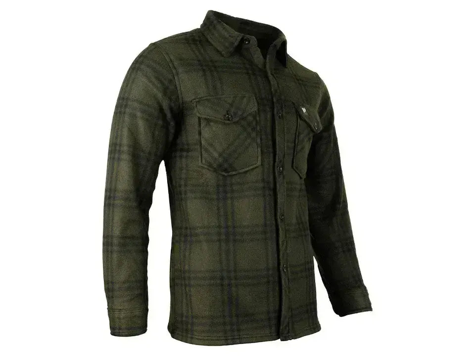 Jack Pyke Polar Fleece Shirt Green Check