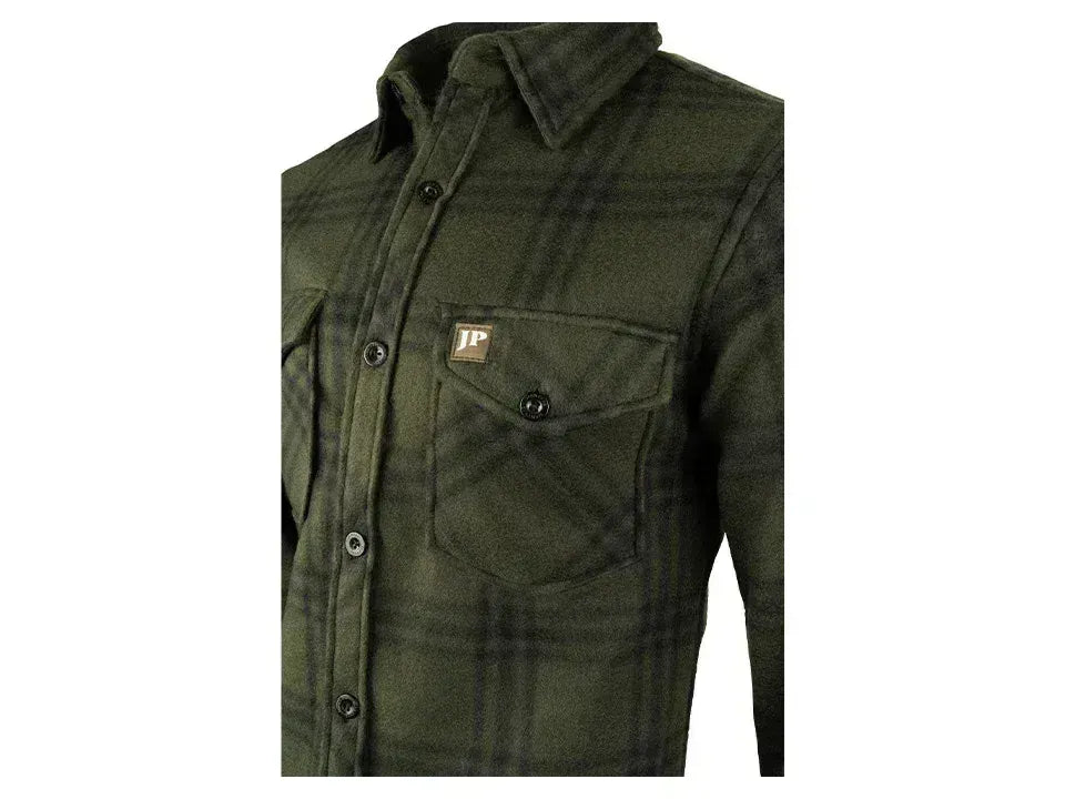 Jack Pyke Polar Fleece Shirt Green Check