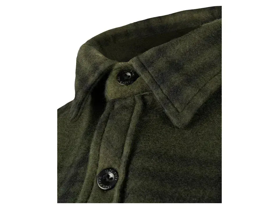 Jack Pyke Polar Fleece Shirt Green Check