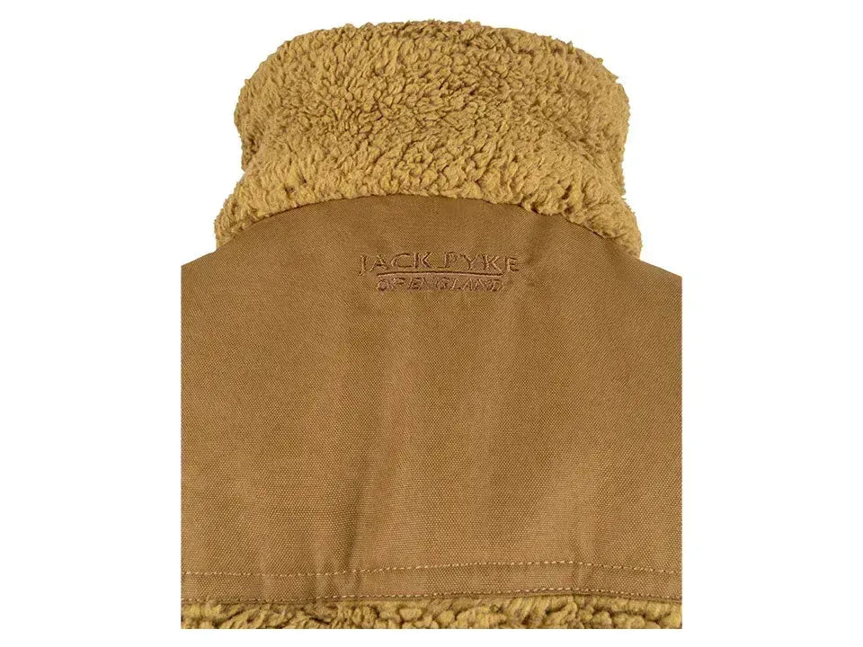 Jack Pyke Sherpa Fleece Gilet Camel