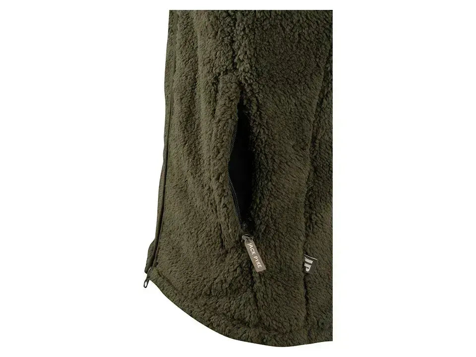 Jack Pyke Sherpa Fleece Gilet Dark Olive