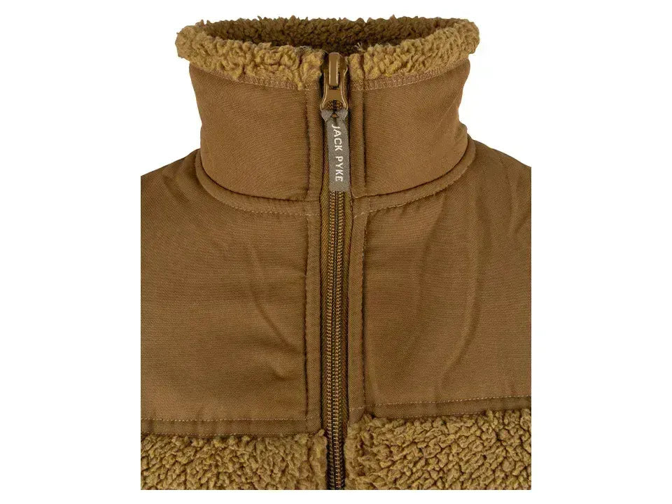 Jack Pyke Sherpa Fleece Jacket Gen 2 Camel
