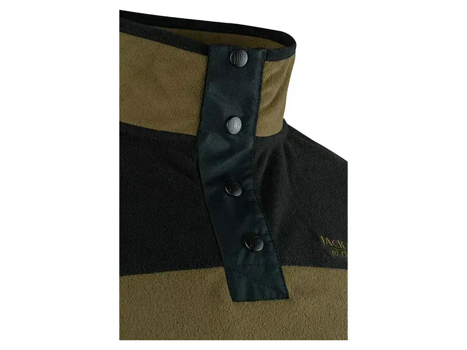 Jack Pyke Snap Neck Fleece Top Dark Mustard
