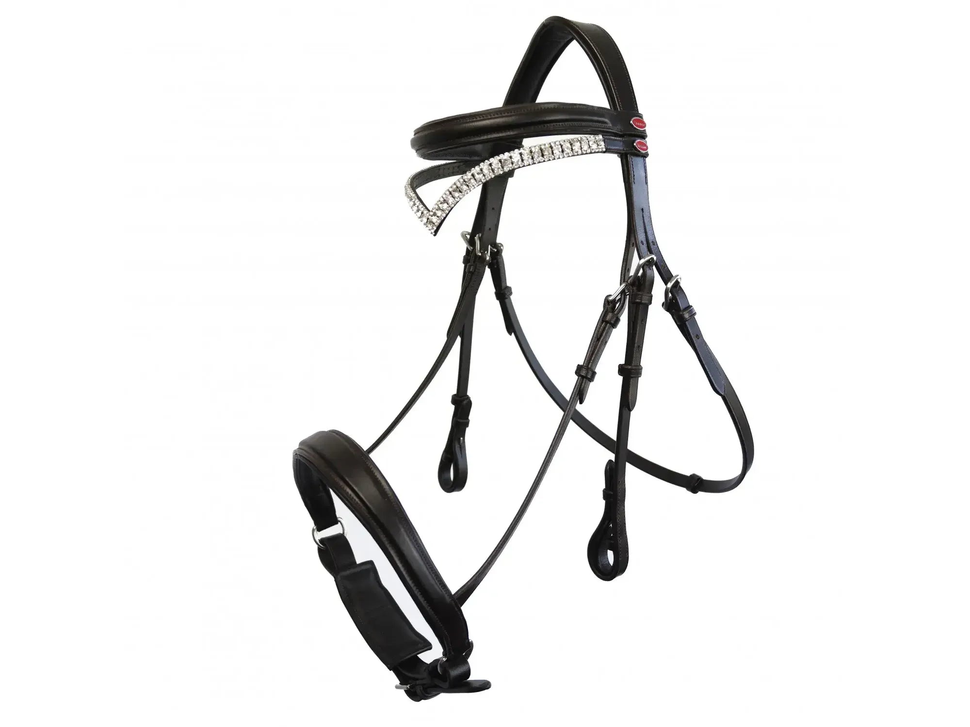 John Whitaker Lynton Snaffle Bridle with 2 Browbands