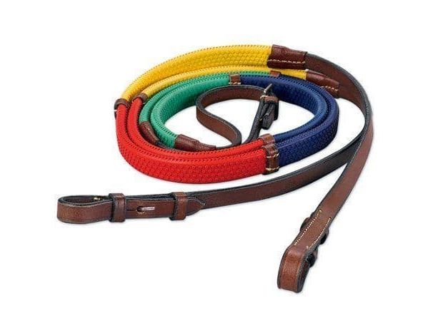 Kincade Rainbow Reins With Hook Studs