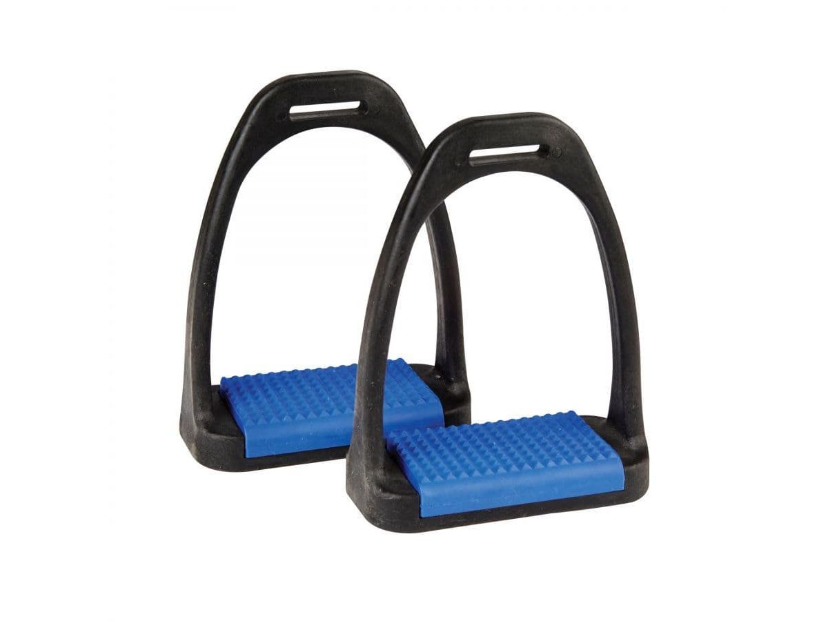 Korsteel Polymer Stirrup Irons With Coloured Treads