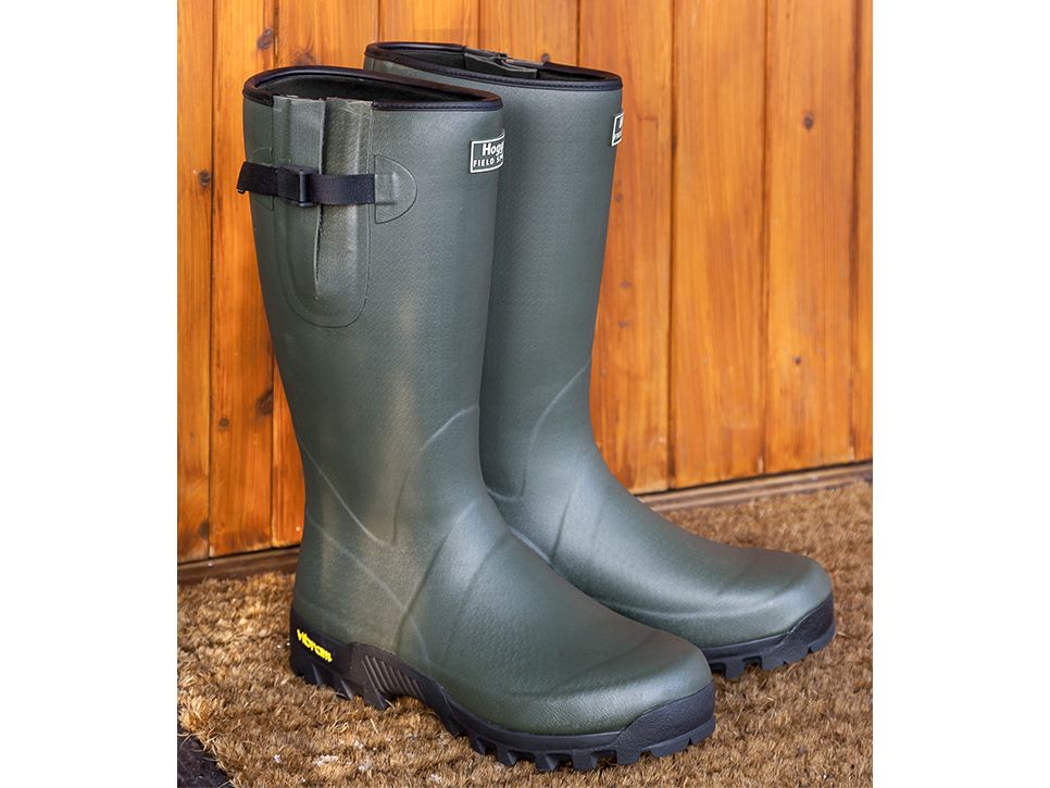 Hoggs Of Fife - Wellington Boot - Field Sport Cotton Lined Rubber Boot UK