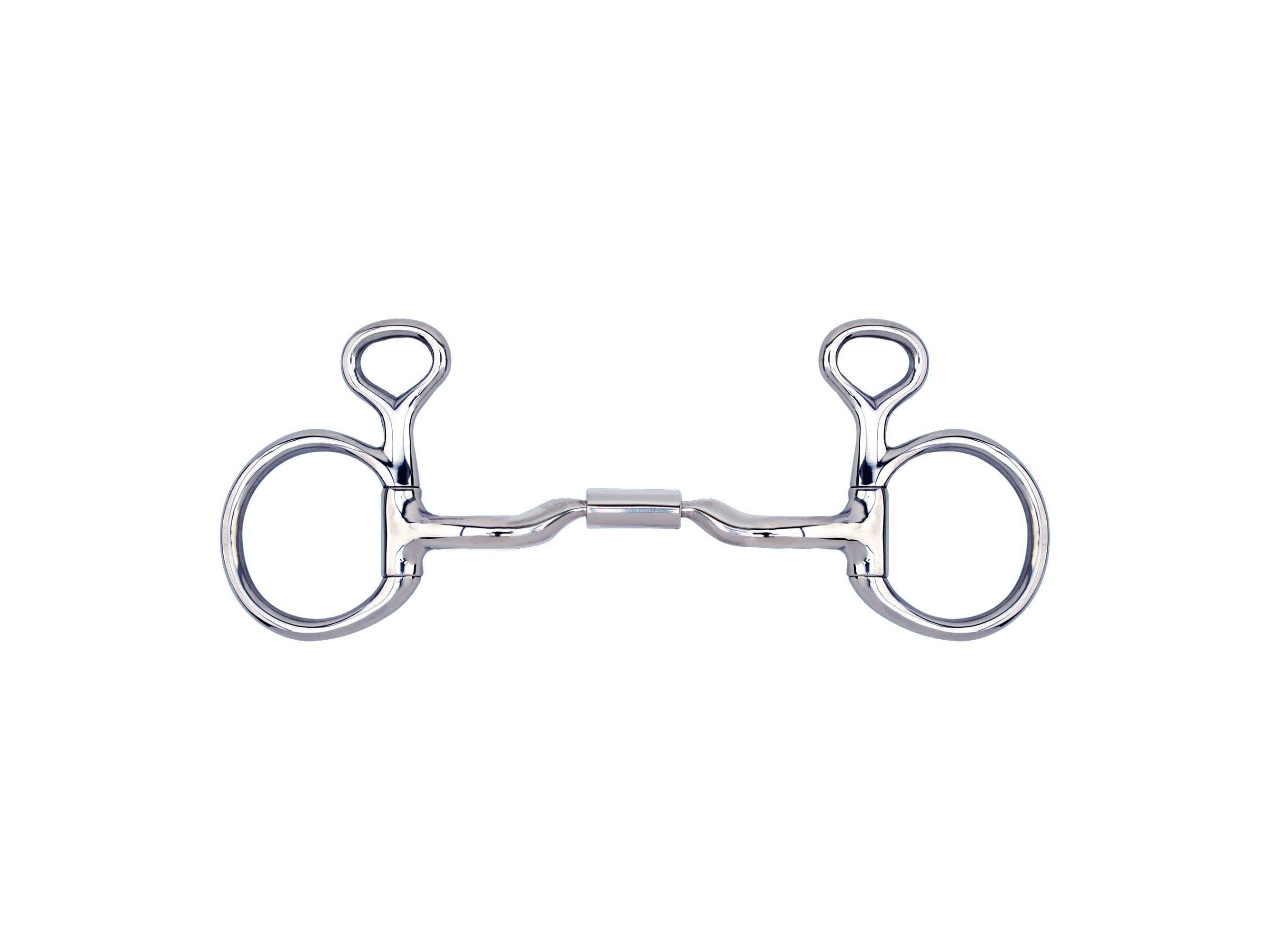 MB04 Myler Low Port Comfort Snaffle Hanging Cheek