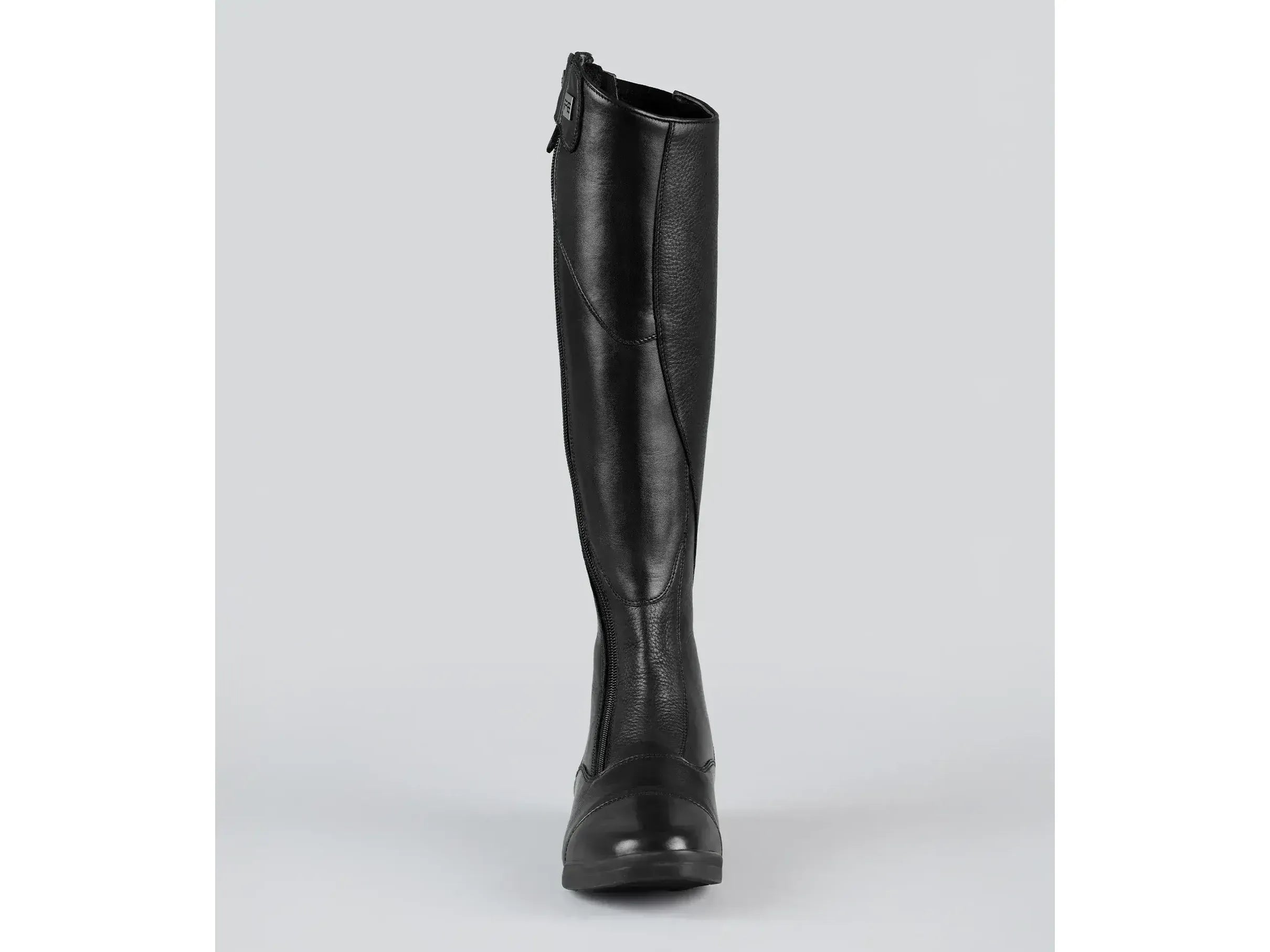 Modus Womens Leather Dress Tall Riding Boots Black (Regular Calf)