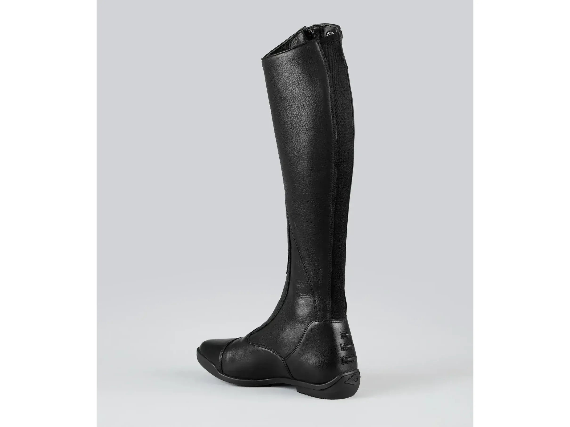 Modus Womens Leather Dress Tall Riding Boots Black (Wide Calf)
